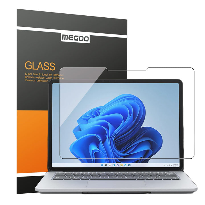 MEGOO Surface Laptop Studio 2/1 14.4 Zoll gehärtetes Glas Displayschutz, Hohe Transparenz/Hoch Ultra