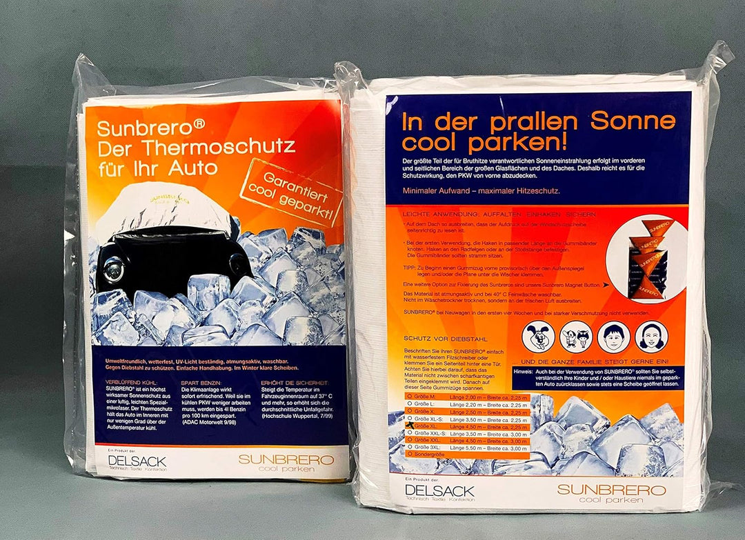 Sunbrero Auto Sonnenschutz, Abdeckung, Halbgarage, Folie, Hund, Hitzeschutz, Haube für&