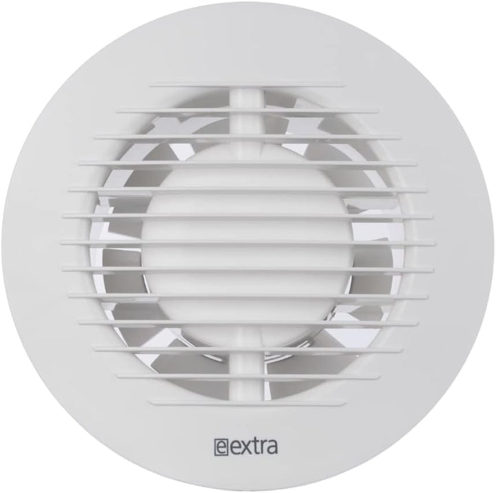 EUROPLAST Ø 100mm Badlüfter Timer/Nachlauf, Wandlüfter Ventilator Wandventilator Abluftventilator Le