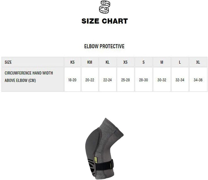 IXS Kinder Carve Evo+ Elbow Guard Ellbogenschoner M Grau, M Grau