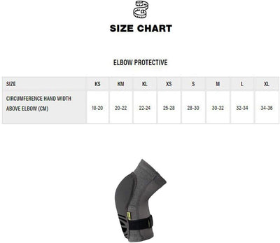 IXS Carve EVO+ Ellbogenschoner für Erwachsene, Unisex, Schwarz, Grösse M