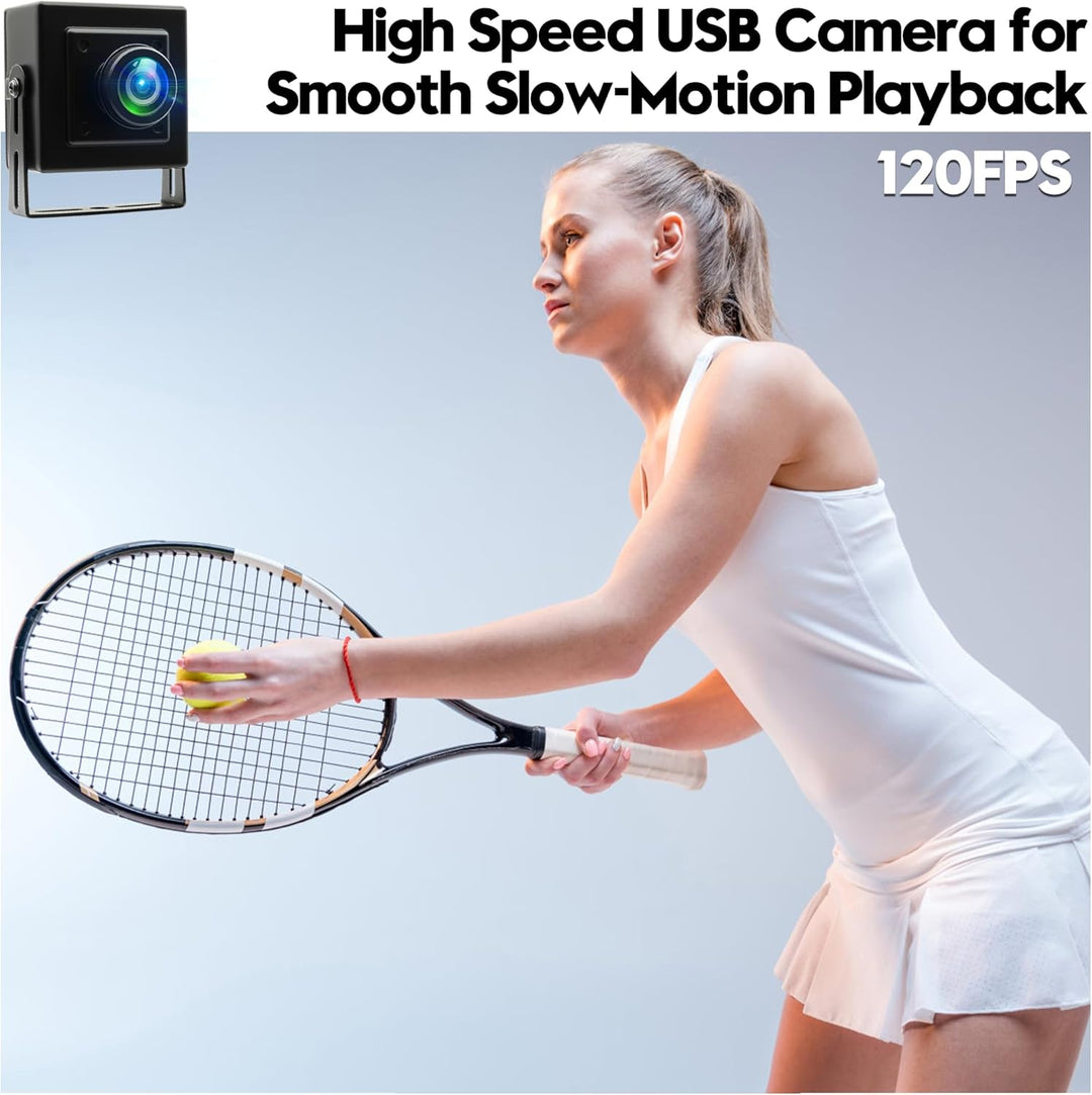 ELP 12MP 4K USB-Kamera,120 fps High-Speed-Webcam mit Sternenlichtfunktion für schwache Beleuchtung 1