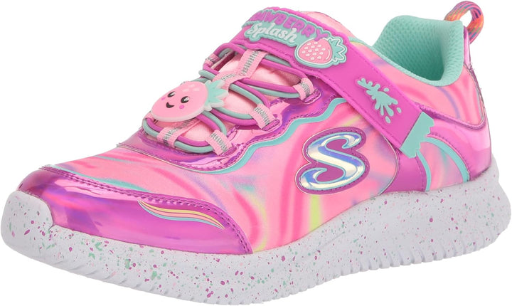 Skechers Unisex Kinder Jumpsters Sweet Kickz Sneaker 27.5 EU Strawberry Splash Synthetic Multi Mesh,