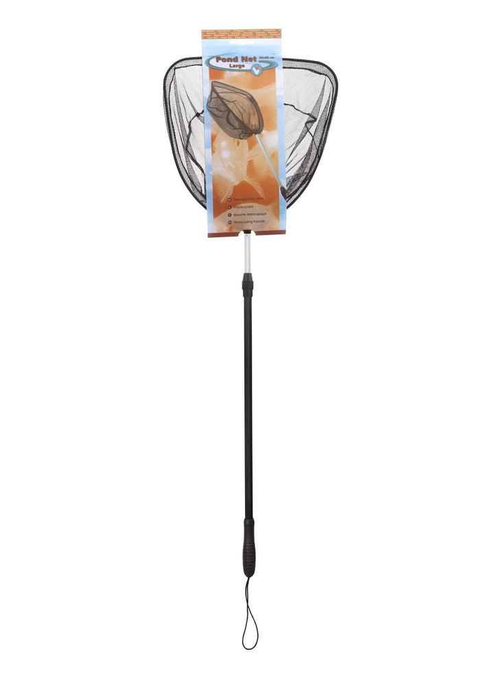 Velda Teich Kescher Netz Fangnetz 35x35cm Teleskopstiel max. 1,8m