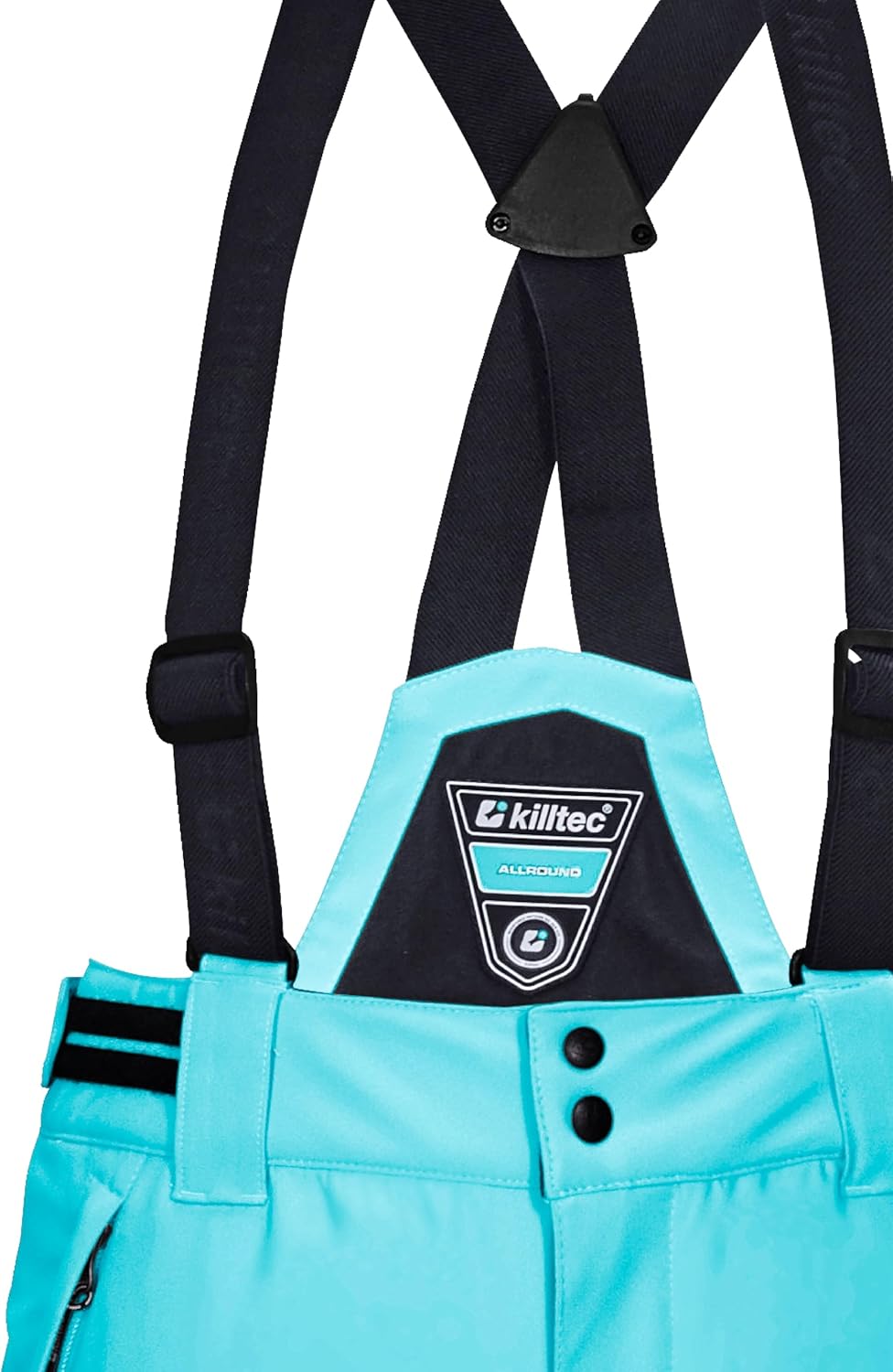 Killtec Mädchen Skihose/Funktionshose mit abzippbarem Latz, Schneefang und Kantenschutz Ksw 77 Grls