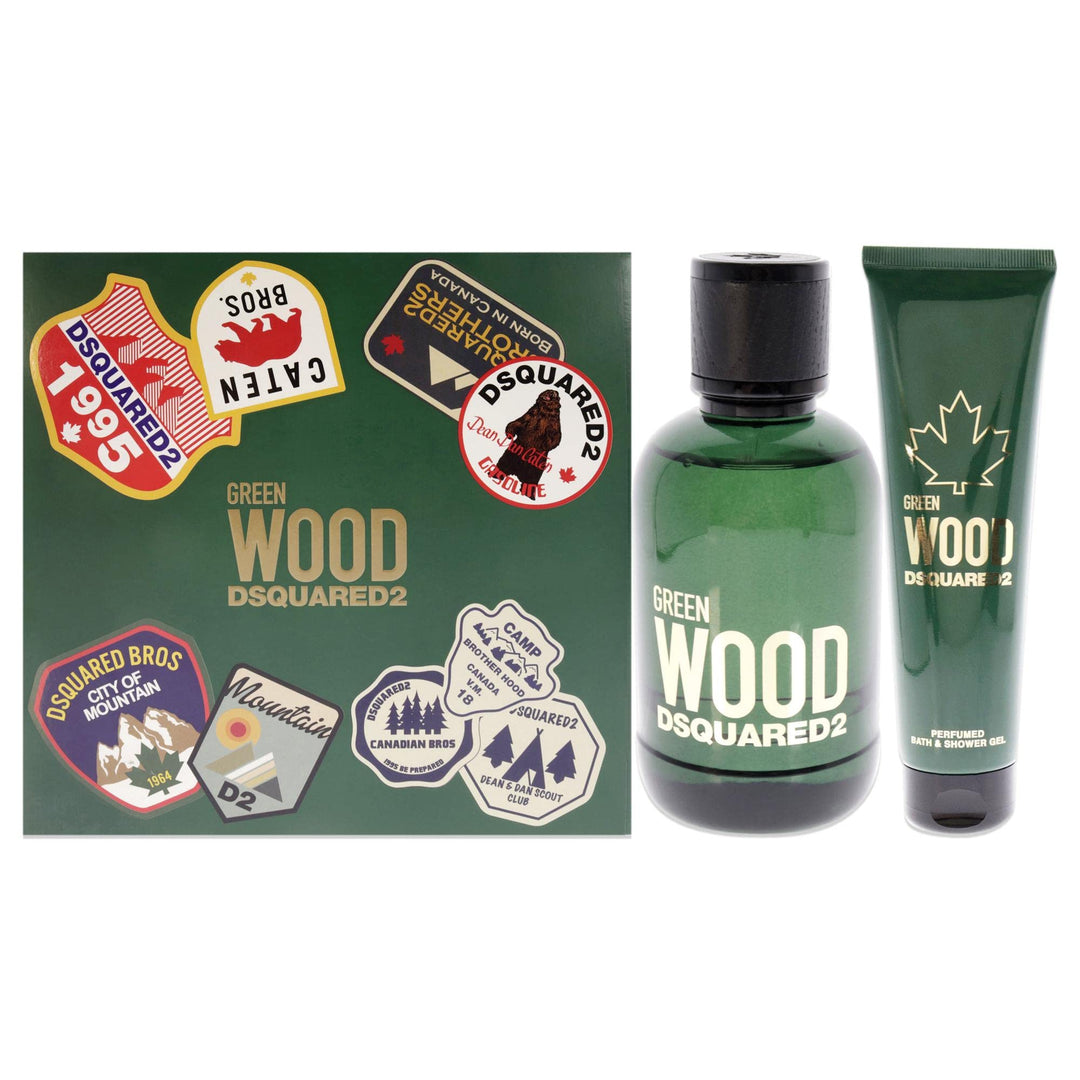 Dsquared2 Green Wood EDT 100ml + SG 150ml M