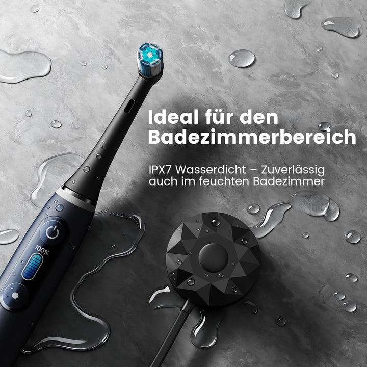 Ladestation Kompatibel mit Braun Oral B iO Series 7 8 9 Elektrische Zahnbürste, Magnetische Reiselad