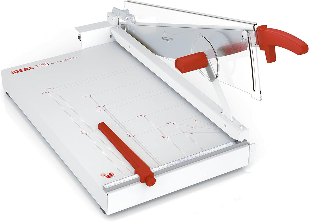 Ideal 1158 Schneidemaschine, Hebelschneider, Papierschneider (356 x 604 mm, Schnittlänge 580 mm, 40