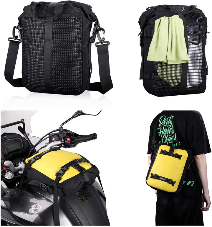 Rhinowalk Multifunktional Motorradtasche Motorradgepäck 10/20/30L Motorrad Pannier Satteltaschen Gep