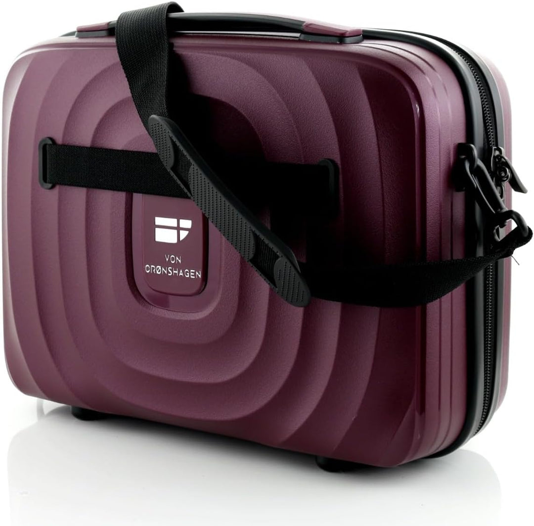 Von Cronshagen Kosmetikkoffer Mans Beauty Case | aus stabilem Polypropylen | grosses Beautycase mit