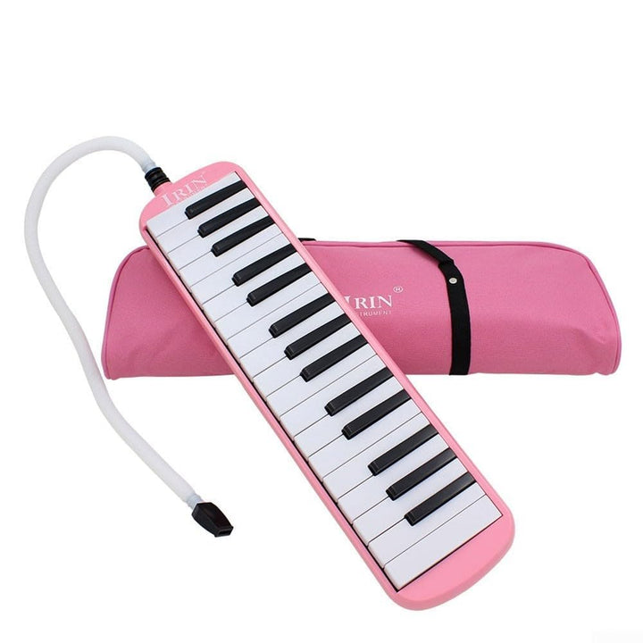 Melodica Keyboard-Bundle mit 32 Tasten, tragbares Instrument, ideal für Studenten, kommt mit weichem