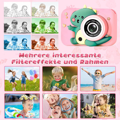 MILFECH Kinder Kamera, 1080P HD 2,0-Zoll-Bildschirm Digitalkamera Kinder mit Selfie Digital Video Ka