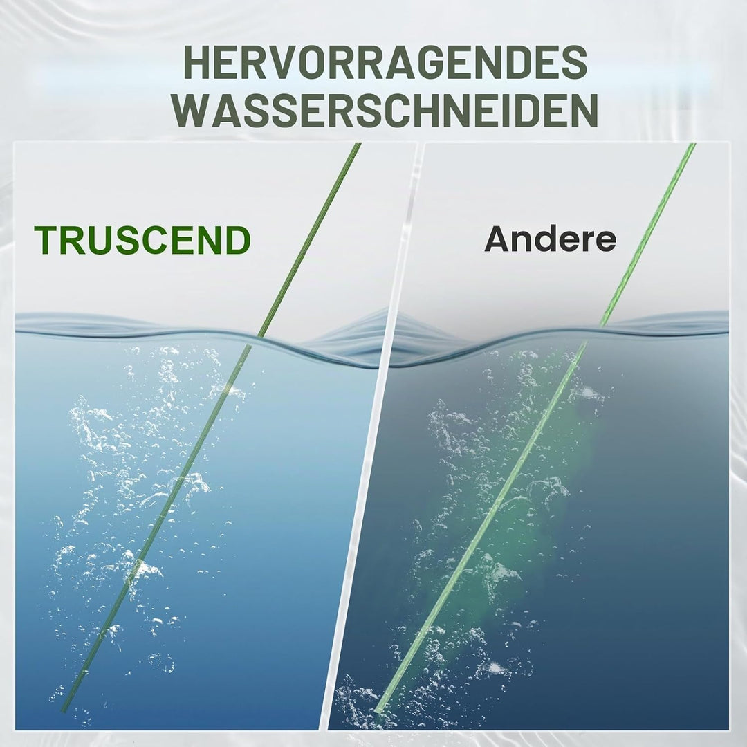 TRUSCEND X8 Geflochtene Angelschnur, Strapazierfähige und Hochwertige PE-Geflechtschnur für Profis,