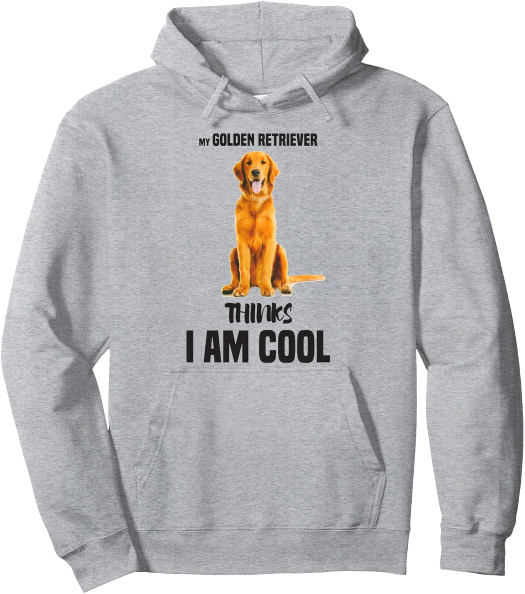 Golden Retriever Dogs Lover Lustiger Haustierhund denkt, ich Pullover Hoodie