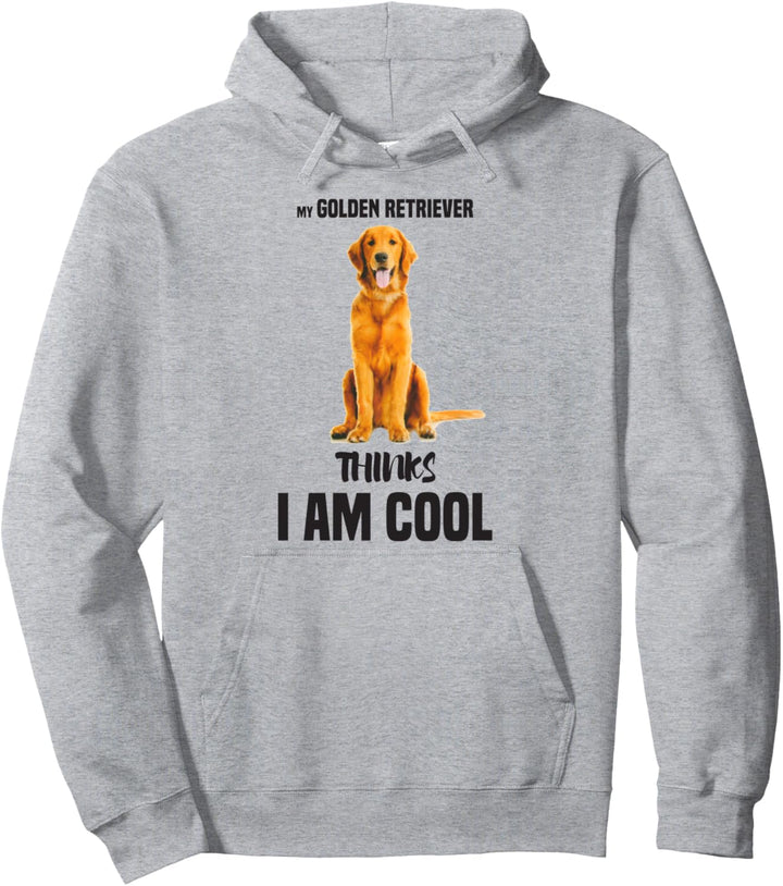 Golden Retriever Dogs Lover Lustiger Haustierhund denkt, ich Pullover Hoodie