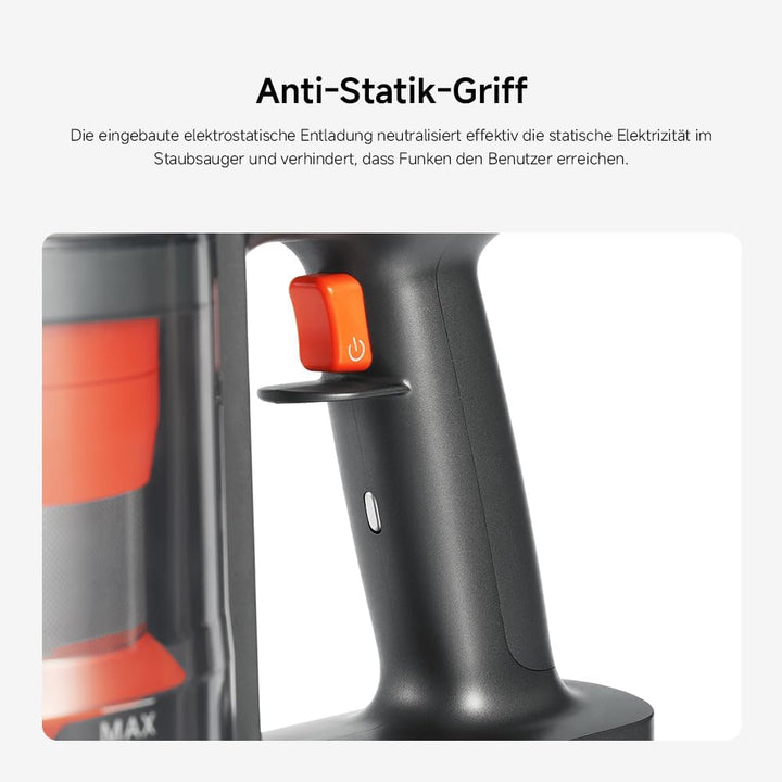 Xiaomi Vacuum Cleaner G20 Max Staubsauger Kabellos, 25.000PA /180AW, mit Zyklon-Technologie, beutell