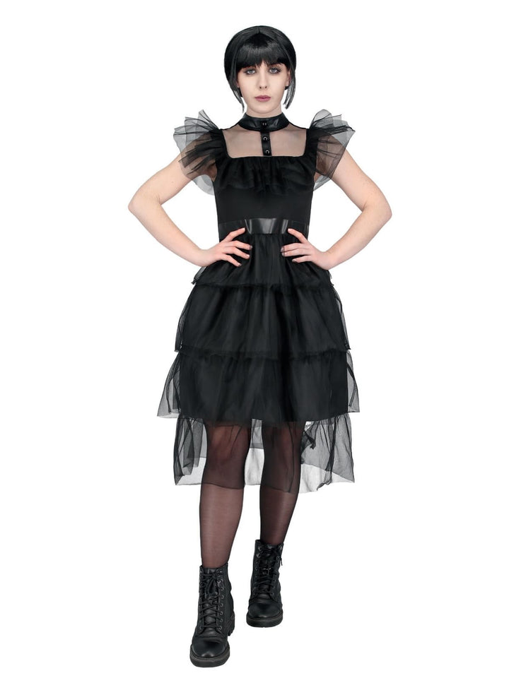 Smiffys Gothic Prom Kostüm für Erwachsene Small (UK 8-10), Small (UK 8-10)