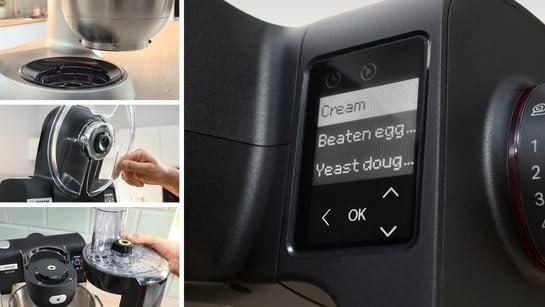 Serie 6 Küchenmaschine mit Waage 1600 W Schwarz, Edelstahl gebürstet MUMS6ZS34