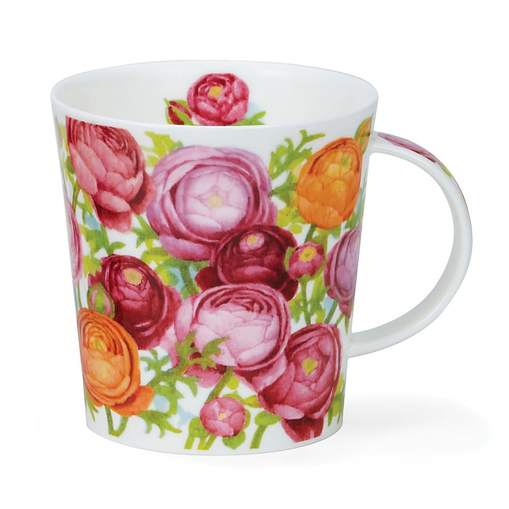 DUNOON Flora Bonita Lomond Tasse 0,32 Liter (Flora Bonita – Ranunkulus) Flora Bonita – RANUNCULUS, F