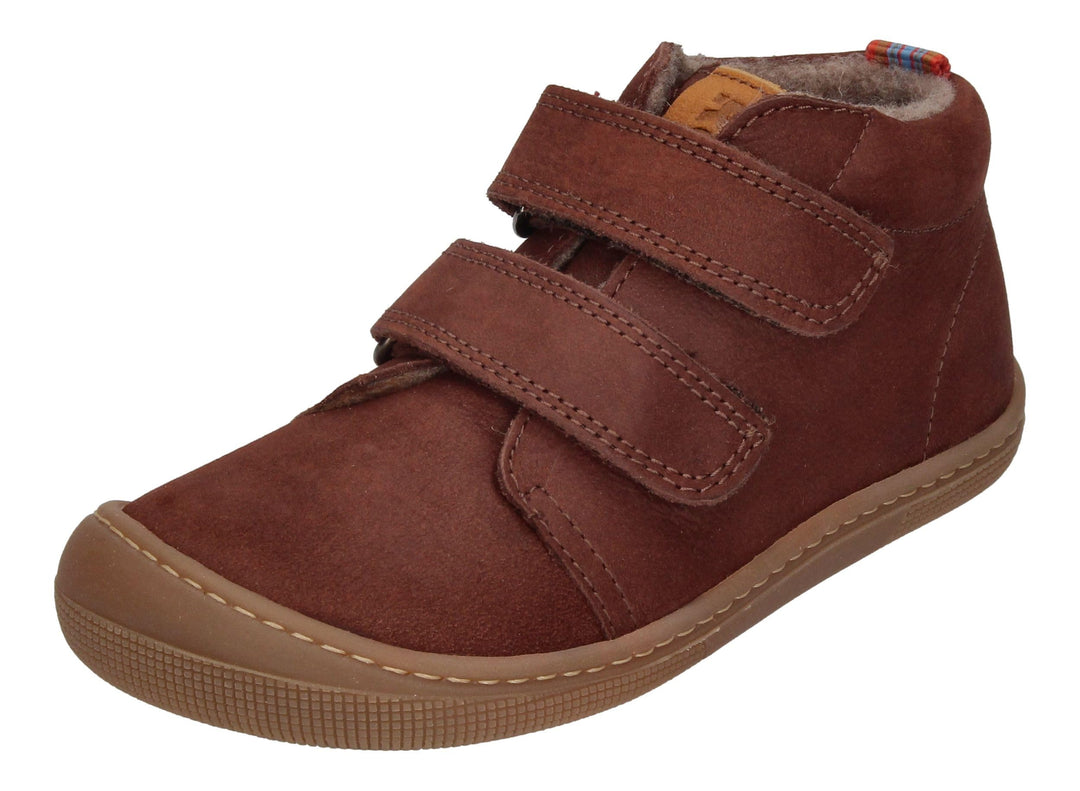 Koel4Kids Nubuk Lederschuhe Navy + Wollfutter, Barfussschuhe breitere Leiste Don 002.233-100 21 EU S