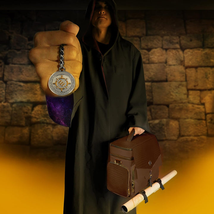 ENHANCE Tabletop RPG-Tasche des Abenteurers, Sammleredition - DND-Tasche mit Tabletop-Miniaturen-Auf