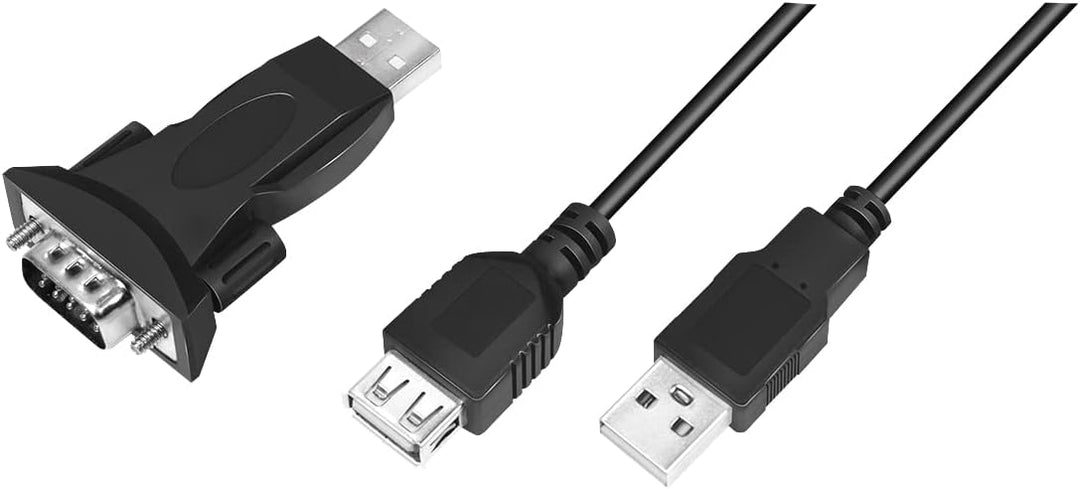 LogiLink AU0034 - USB 2.0-Adapter, USB-A (Stecker) zu DB9 (RS232 - Stecker), Activer Adapter mit Chi