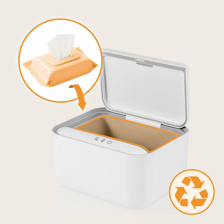 Lionelo BABYBLISS 20W Wärmegerät für Feuchttücher und kleine Handtücher 20 W für Babys, eingebautes