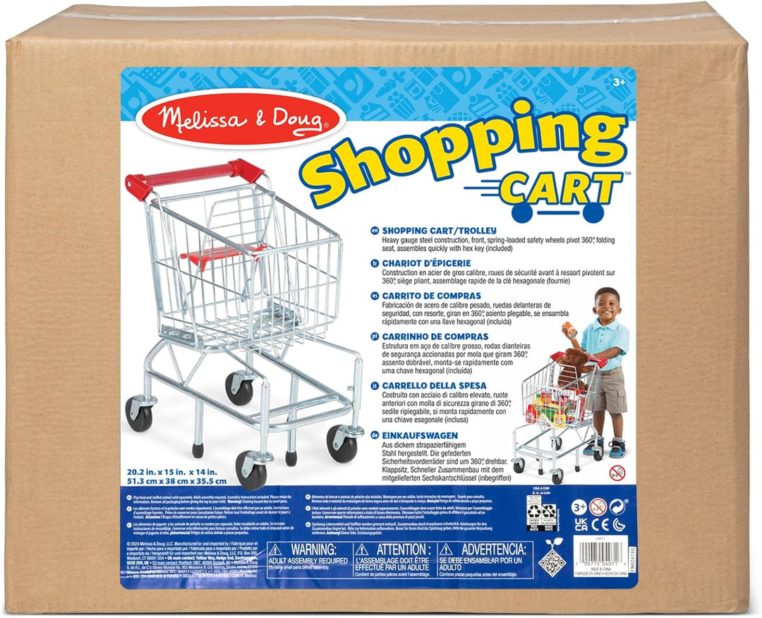 Melissa & Doug Einkaufswagen | Fantasiespiel | Spielset | 3+ | Geschenk für Jungen oder Mädchen, Ein