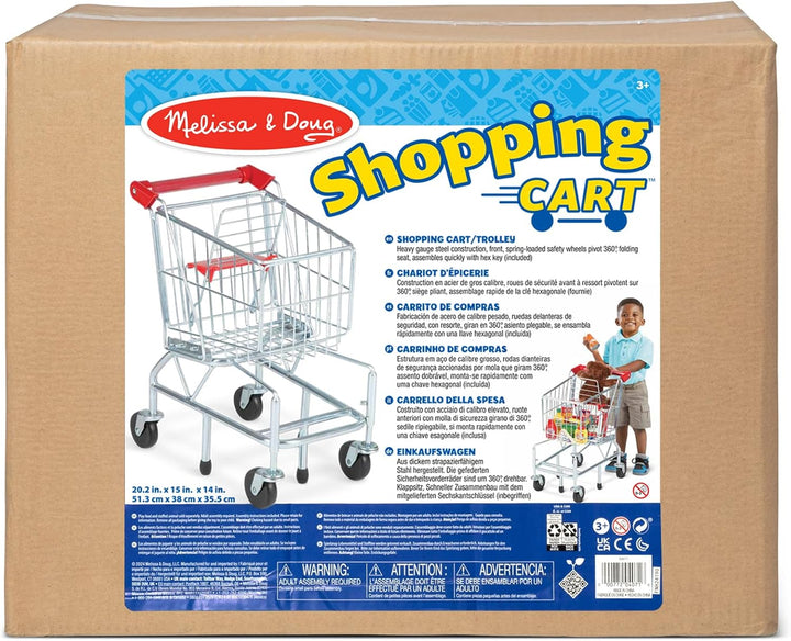 Melissa & Doug Einkaufswagen | Fantasiespiel | Spielset | 3+ | Geschenk für Jungen oder Mädchen, Ein