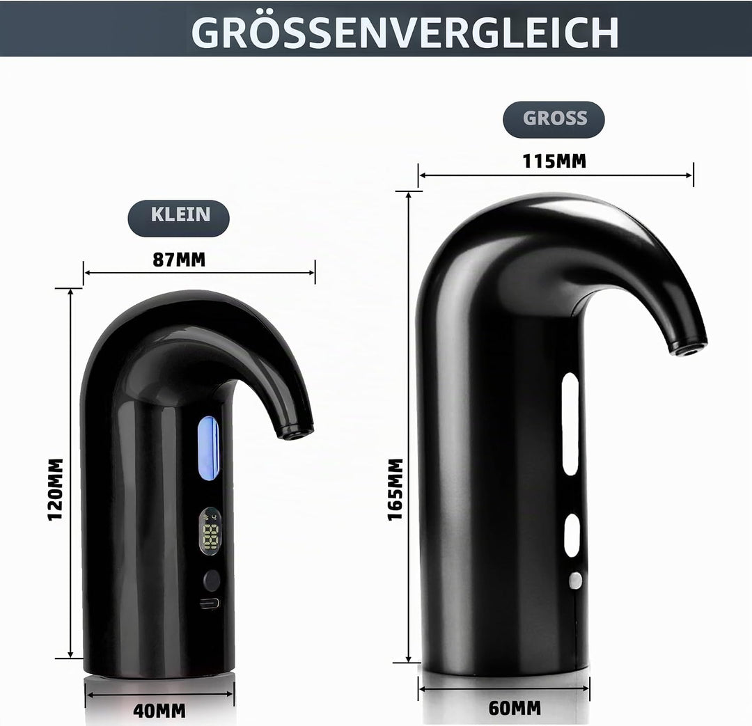 Elektrischer Weinbelüfter-Spender, elektrischer Smart-Dekanter mit wiederaufladbarem USB-Anschluss,
