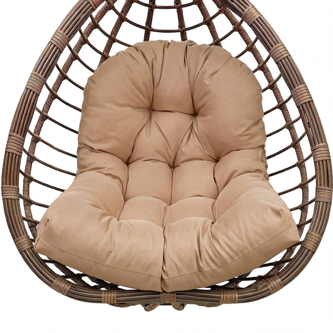 Hängesessel Kissen Ersatzkissen Outdoor: Thick Soft Polyester Sitzkissen 80x120 cm Egg Swing Cushion