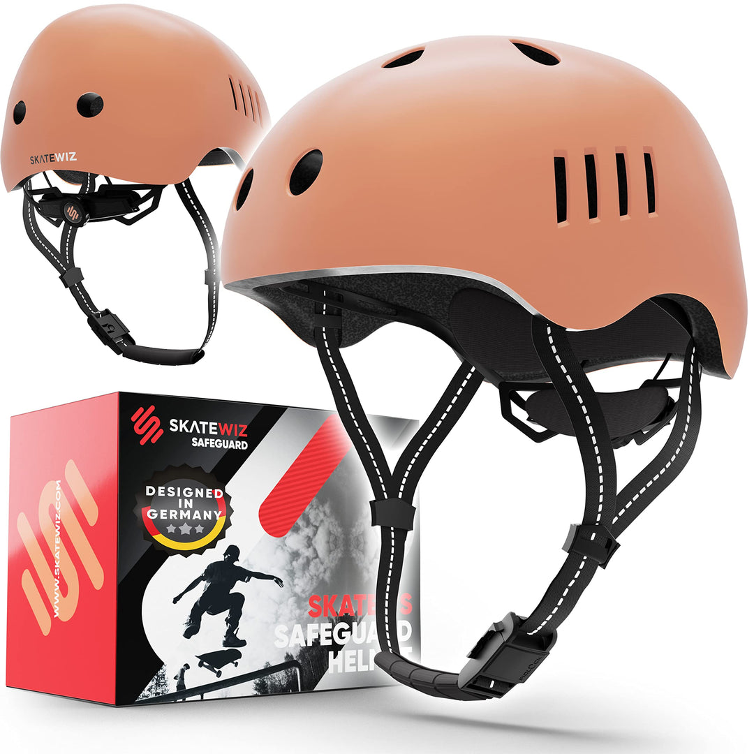 SKATEWIZ Fahrradhelm Skaterhelm für Kinder und Jugendliche von Deutschem Hersteller entwickelt in 8