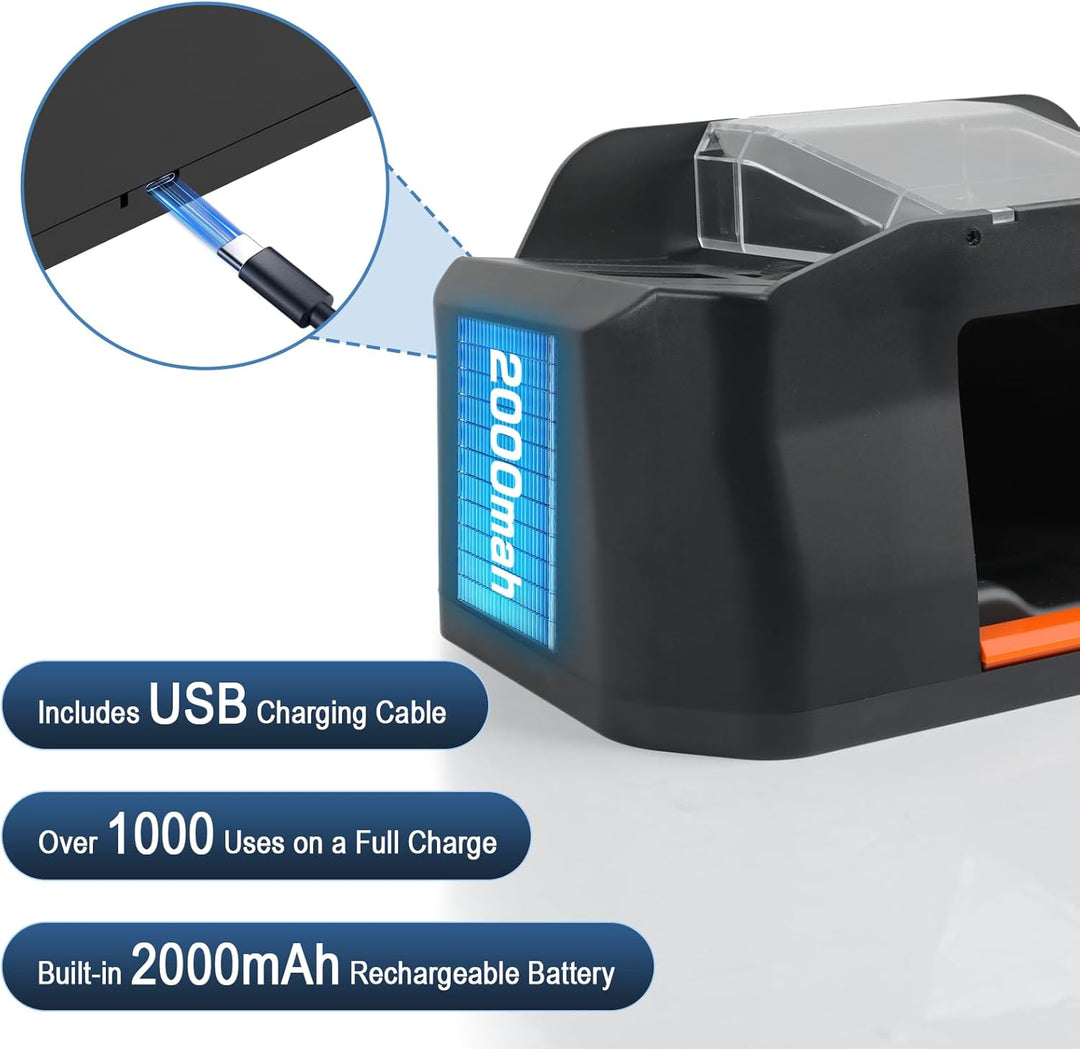 Kartenmischer Elektrisch, Kartenmischmaschine mit Wiederaufladbarem 2000mAh Akku, Schneller Karten M