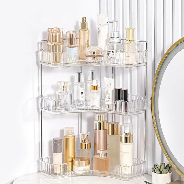 Make up Organizer, Kosmetik Organizer, Beauty Organizer, Hautpflege Organizer für Bad Schminktisch (