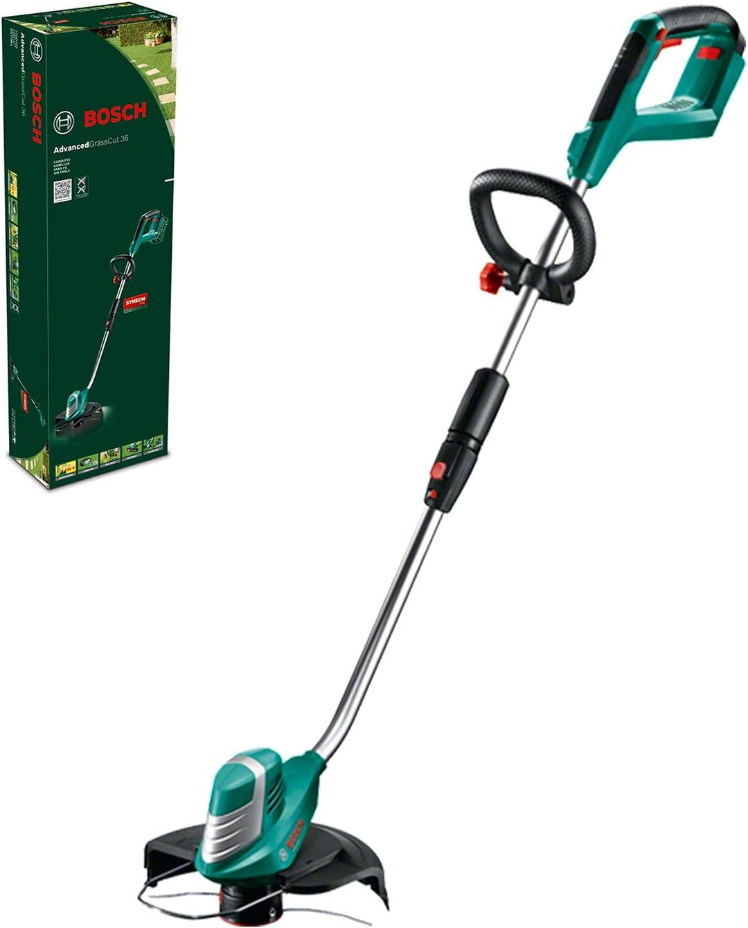 Bosch Home and Garden Akku Rasentrimmer AdvancedGrassCut 36 (ohne Akku, Fadenspule, Karton (36 V, 2,