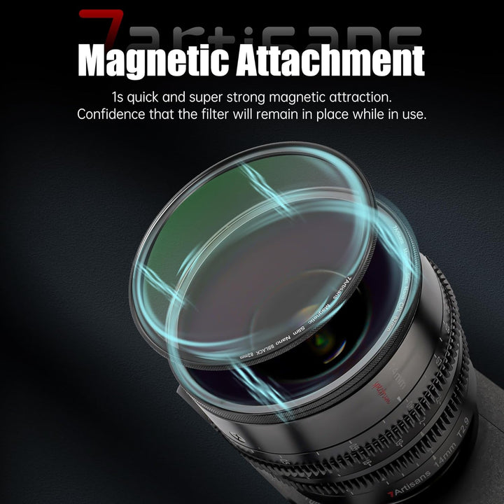 7artisans Nano-Magnetfilter UV-Filter ND-Lichtreduktionsfilter/CPL-Polarisationsfilter/GND-Verlaufsf