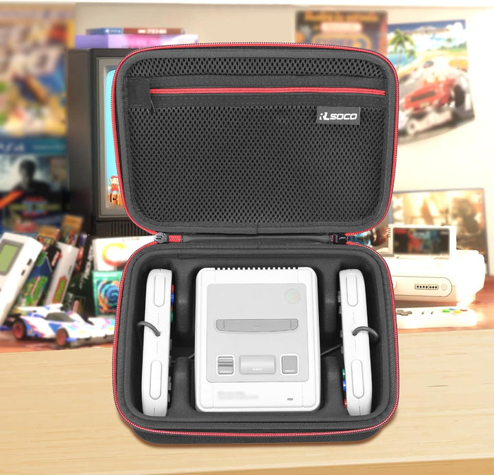 RLSOCO Tragetasche für Nintendo Classic Mini:Super Nintendo Entertainment System/SNES Classic Mini/P
