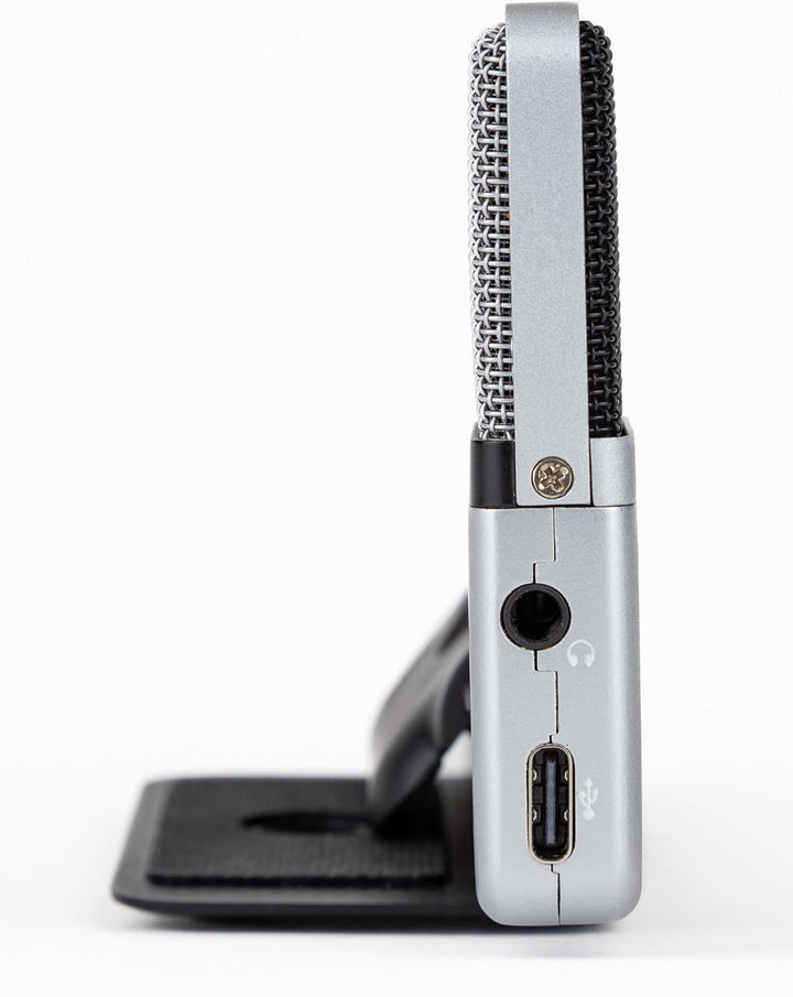 Samson Go Mic Clip-On USB Mikrofon f1/4r Laptop Computer silber