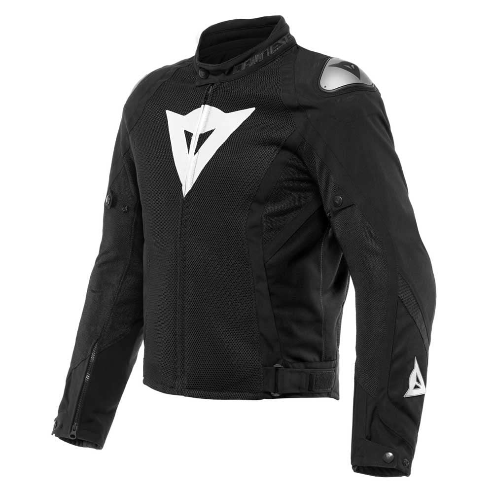 Dainese Herren Energyca Air Tex Jacket Motorradjacke Cordura mit Protektoren 62 Schwarz/Schwarz, 62