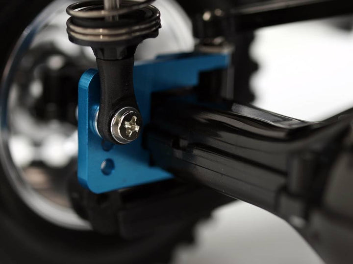 GPM for Tamiya CC01 Tuning Teile Aluminium Rear Damper Mount with Mulitple Holes - 1 Set Black
