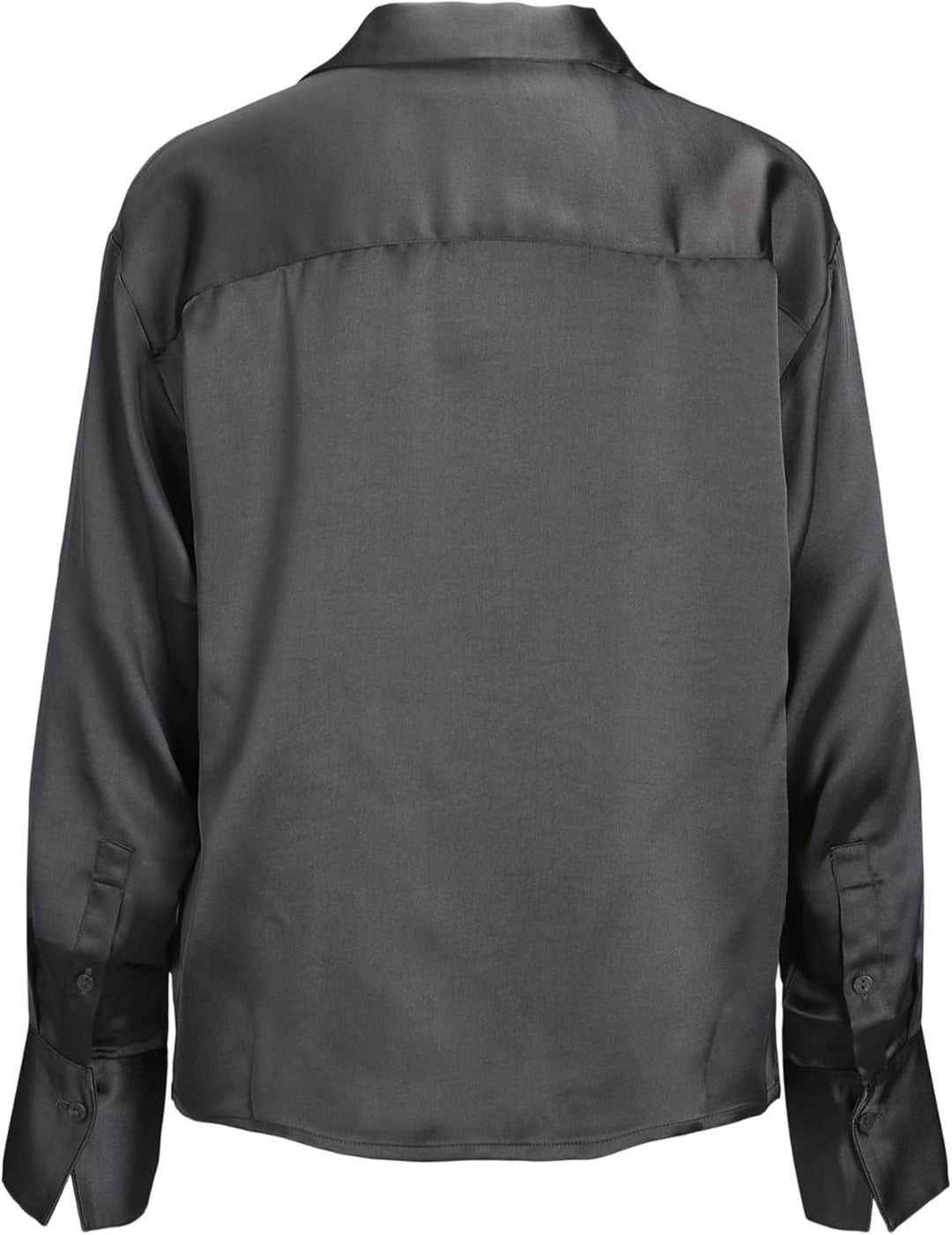 JJXX Damen Jxeva Ls Comfort Satin Shirt Noos Bluse S Asphalt, S Asphalt