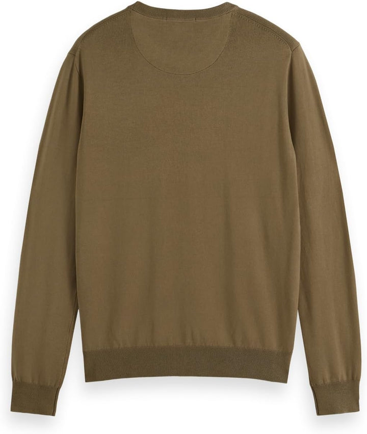 Scotch & Soda Herren Viscose Sweater Pullover S Golden Brown, S Golden Brown