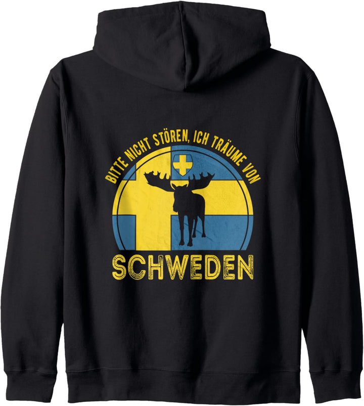 Bitte nicht Stören ich träume von Schweden Kapuzenjacke