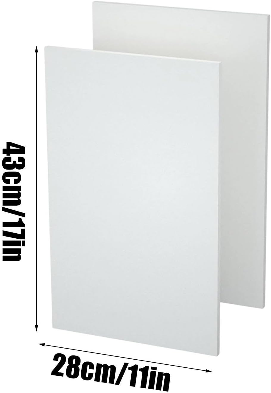 Thermal Guard Shield, Window Ac Side Insulated Panels, 17.9 Inches Foam Dust Proof Sheets, Universal