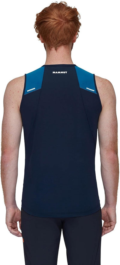 Mammut Herren Aenergy FL Tanktop Laufshirt M Deep Ice-marine, M Deep Ice-marine