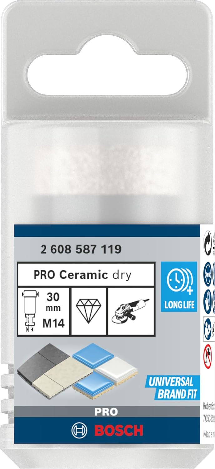 Bosch Accessories Bosch Professional 1x Diamanttrockenbohrer Dry Speed Best for Ceramic (für Trocken