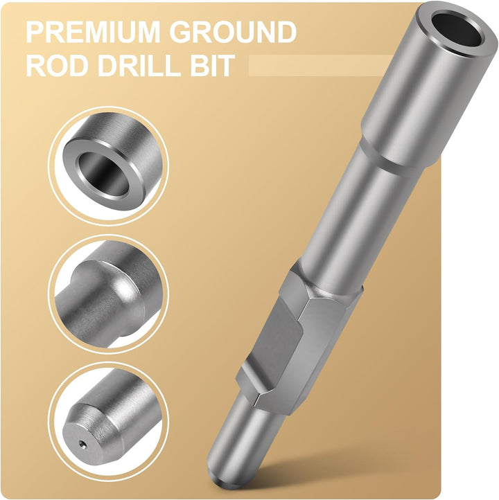 CPROSP SDS HEX Erdnageleintreiberzum Einstecken von Erdungsstäbe Innen Ø 20,5 mm x Aussen Ø 35mm x 2