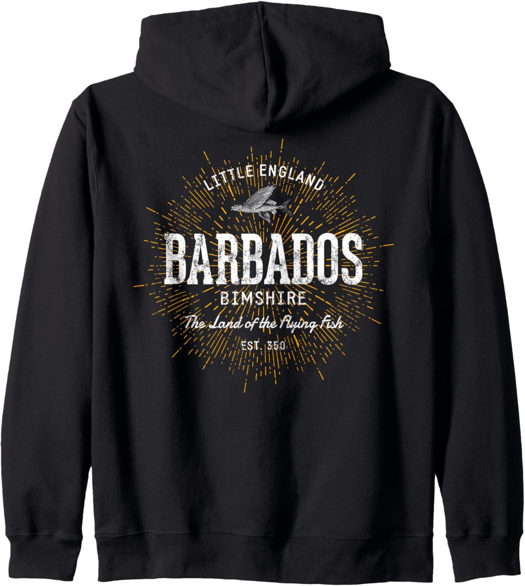 Retro Vintage Stil Barbados Kapuzenjacke