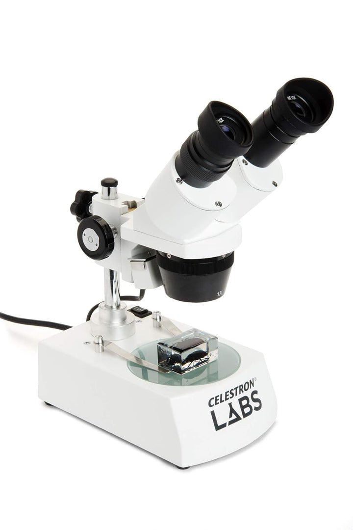 Celestron 44218 CL-S10-60 Stereo Microscope, 10x-60x Magnification, White