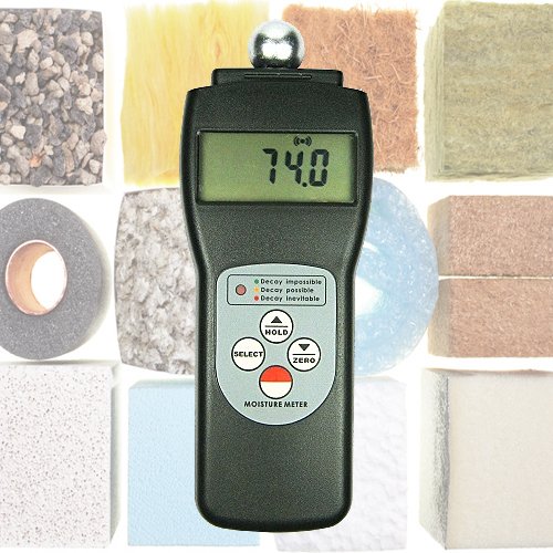 Feuchtemessgerät Tester Messer Prüfer (Memory-Schaum, Speicher- und Dämmschaum, visco-elasticher Sch